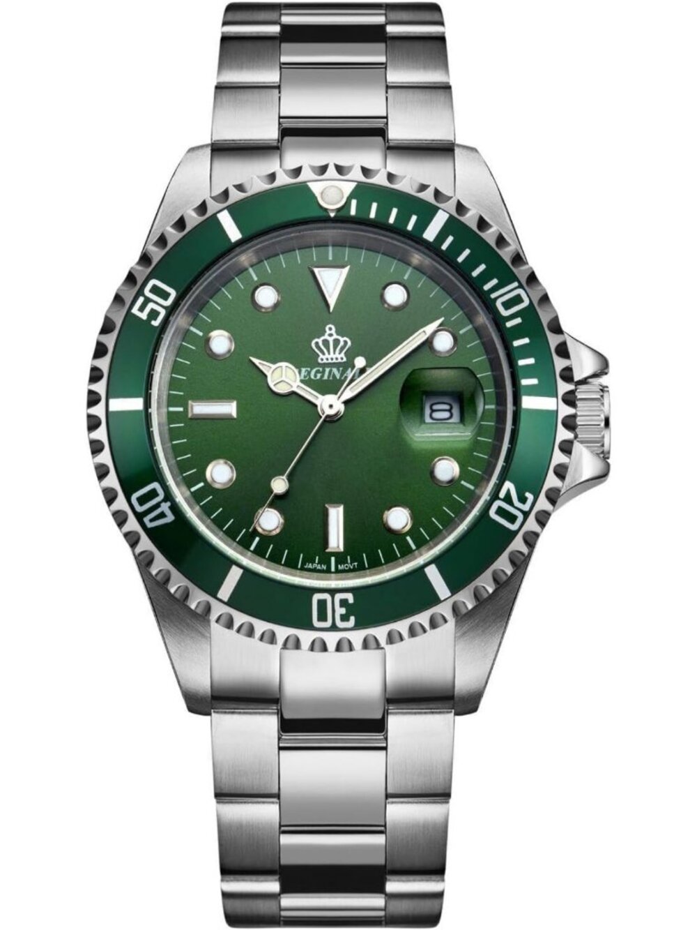 FANMIS Men's Quartz Watch Rotating Bezel Stainless Steel Dress Watches